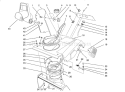 Upper Shroud Assembly Diagram and Parts List for 38196 2000001-2999999 - 1992 Toro Snow Blower