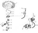 Magneto Diagram and Parts List for 38210 9000001-9999999 - 1979 Toro Snow Blower