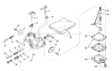 Carburetor Diagram and Parts List for 38210 9000001-9999999 - 1979 Toro Snow Blower