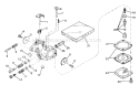 Carburetor Diagram and Parts List for 38220 9000001-9999999 - 1979 Toro Snow Blower