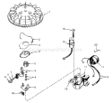Magneto Diagram and Parts List for 38220 9000001-9999999 - 1979 Toro Snow Blower
