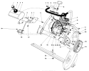 Engine Diagram and Parts List for 38235 3000001-3999999 - 1983 Toro Snow Blower