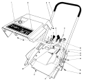 Shroud and Handle Diagram and Parts List for 38235 3000001-3999999 - 1983 Toro Snow Blower