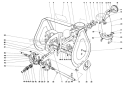 Auger Assembly Diagram and Parts List for 38240 9000001-9999999 - 1979 Toro Snow Blower