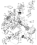 Page E Diagram and Parts List for 38240 9000001-9999999 - 1979 Toro Snow Blower