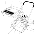 Shroud & Handle Diagram and Parts List for 38242 3000001-3999999 - 1983 Toro Snow Blower