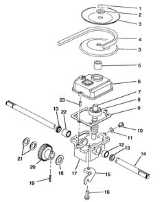 Gearbox Assembly No. 71-8250 Diagram and Parts List for 20926B 2000001 - 2999999 Toro Lawn Mower