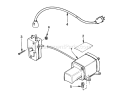 Starter Motor Kit Diagram and Parts List for 38250 0000001-0999999 - 1980 Toro Snow Blower