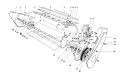Lower Main Frame Diagram and Parts List for 38242 2000001-2999999 - 1982 Toro Snow Blower