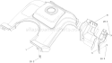 Shroud Assembly Diagram and Parts List for 38272 310002467-310007385 - 2010 Toro Snow Blower