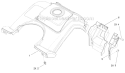 Part Location Diagram of 120-7740 Toro Shroud Assembly