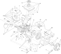 Electric Start Engine Component Diagram and Parts List for 38282 310006957-310021428 - 2010 Toro Snow Blower