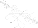 Rotor Drive Assembly Diagram and Parts List for 38282 310006957-310021428 - 2010 Toro Snow Blower