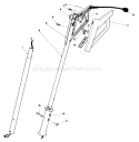 Handle Assembly Diagram and Parts List for 38305 3000001-3999999 - 1983 Toro Snow Blower