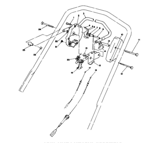 Traction Control Assembly Diagram and Parts List for 20624C 8000001 - 8999999 Toro Lawn Mower