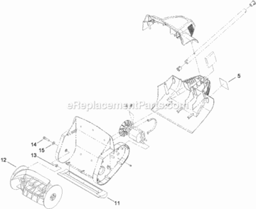 Shroud_And_Auger_Assembly Diagram and Parts List for 38361 312000001 - 312999999 Toro Snow Blower