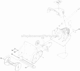 Shroud_And_Auger_Assembly Diagram and Parts List for 38361 314000001 - 314999999 Toro Snow Blower