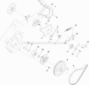 Part Location Diagram of 119-9812 Toro Bolt-Shoulder