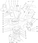 Page B Diagram and Parts List for 38400 99000001-99999999 - 1999 Toro Snow Blower