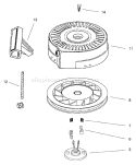 Part Location Diagram of 590710 Tecumseh Starter Handle