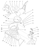 Part Location Diagram of 94-9914 Toro Handle-control, Chute