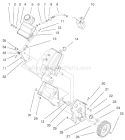 Part Location Diagram of 95-1892-03 Toro Frame