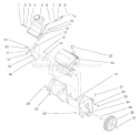 Page C Diagram and Parts List for 38421 7900001-7999999 - 1997 Toro Snow Blower