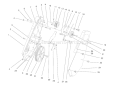 Page G Diagram and Parts List for 38422 8900001-8999999 - 1998 Toro Snow Blower