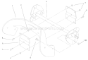 Impeller Assembly Diagram and Parts List for 38429 210000001-210999999 - 2001 Toro Snow Blower