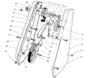 Drive Assembly Diagram and Parts List for 38431 7900001-7999999 - 1997 Toro Snow Blower
