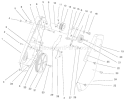 Side Plate & Idler Assembly Diagram and Parts List for 38430 9900001-9999999 - 1999 Toro Snow Blower