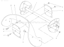 Rotor Assembly Diagram and Parts List for 38435 7900001-7999999 - 1997 Toro Snow Blower