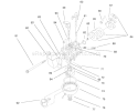 Page H Diagram and Parts List for 38435 7900001-7999999 - 1997 Toro Snow Blower