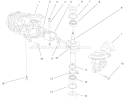 Engine Diagram and Parts List for 38436 8900001-8999999 - 1998 Toro Snow Blower