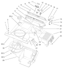 Upper Shroud and Control Panel Assembly Diagram and Parts List for 38441 200000001-200999999 - 2000 Toro Snow Blower