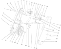 Impeller Drive Assembly Diagram and Parts List for 38439 200003007-200999999 - 2000 Toro Snow Blower
