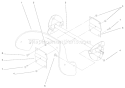 Impeller Assembly Diagram and Parts List for 38442 210000001-210999999 - 2001 Toro Snow Blower