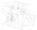 Impeller Drive Assembly Diagram and Parts List for 38442 210000001-210999999 - 2001 Toro Snow Blower