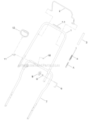 Part Location Diagram of 108-4949 Toro Guide-Rope