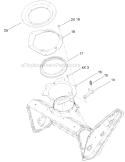 Chute Control Diagram and Parts List for 38451 313002000-313999999 - 2013 Toro Snow Blower
