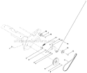 Clutch Cable Diagram and Parts List for 38452 313000001-313999999 - 2013 Toro Snow Blower