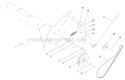 Rotor Drive Diagram and Parts List for 38453 312000001-312999999 - 2012 Toro Snow Blower