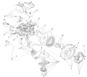 Engine Component Diagram and Parts List for 38453 312000001-312999999 - 2012 Toro Snow Blower