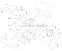 Main Frame Diagram and Parts List for 38459 313000001-313999999 - 2013 Toro Snow Blower