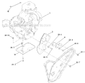 Engine Diagram and Parts List for 38459 313000001-313999999 - 2013 Toro Snow Blower