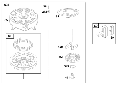 Engine Briggs & Stratton Model 12f802-1767-E1 Diagram and Parts List for 20809 8900001 - 8999999 Toro Lawn Mower