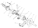 Differential Kit Diagram and Parts List for 38505 1000001-1999999 - 1991 Toro Snow Blower