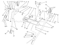 Handle Assembly Diagram and Parts List for 38505 1000001-1999999 - 1991 Toro Snow Blower