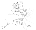 Part Location Diagram of 68-9340 Toro Wire Assembly