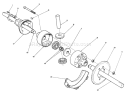 Differential Kit Diagram and Parts List for 38510 2000001-2999999 - 1992 Toro Snow Blower